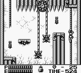 une photo d'Ã©cran de Castlevania 2 - Belmont s Revenge sur Nintendo Game Boy